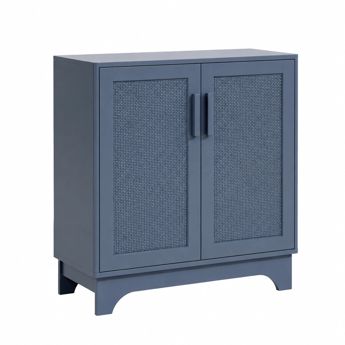 Credenze in rattan per soggiorno, buffet con ripiani regolabili, anti-ribaltamento, armadi per buffet per soggiorno sala da pranzo mobili 80 × 40 ×