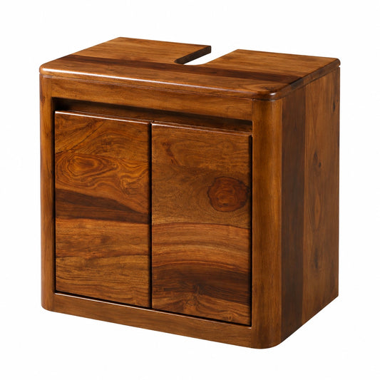 Mobile lavabo in legno di palissandro laccato marrone scuro TORONTO - Dimensioni diverse, Colore: laccato marrone scuro, Misure: 60 × 40 × 55 cm